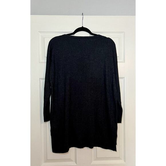 Women’s Dark Gray Tunic Sweater Size Small Style & Co - Picture 6 of 8